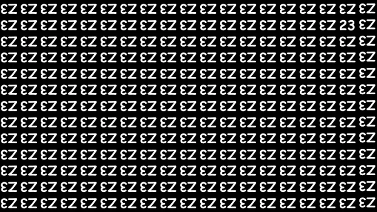 Test Visual Acuity: Only People With Eagle Eyes Can Spot the Number 23 in 10 Secs