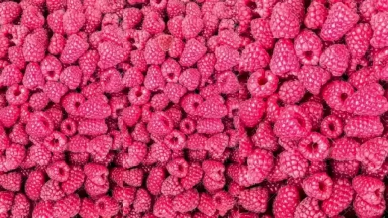 Optical Illusion Challenge: Can You Spot a Pink Raspberry Among the Fruits in 12 Seconds?