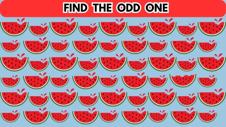 Brain Teaser: Find the Odd One in 10 Seconds