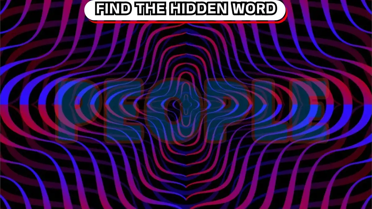 Optical Illusion: If You Have Sharp Eyes Find the Hidden Word in 10 Seconds